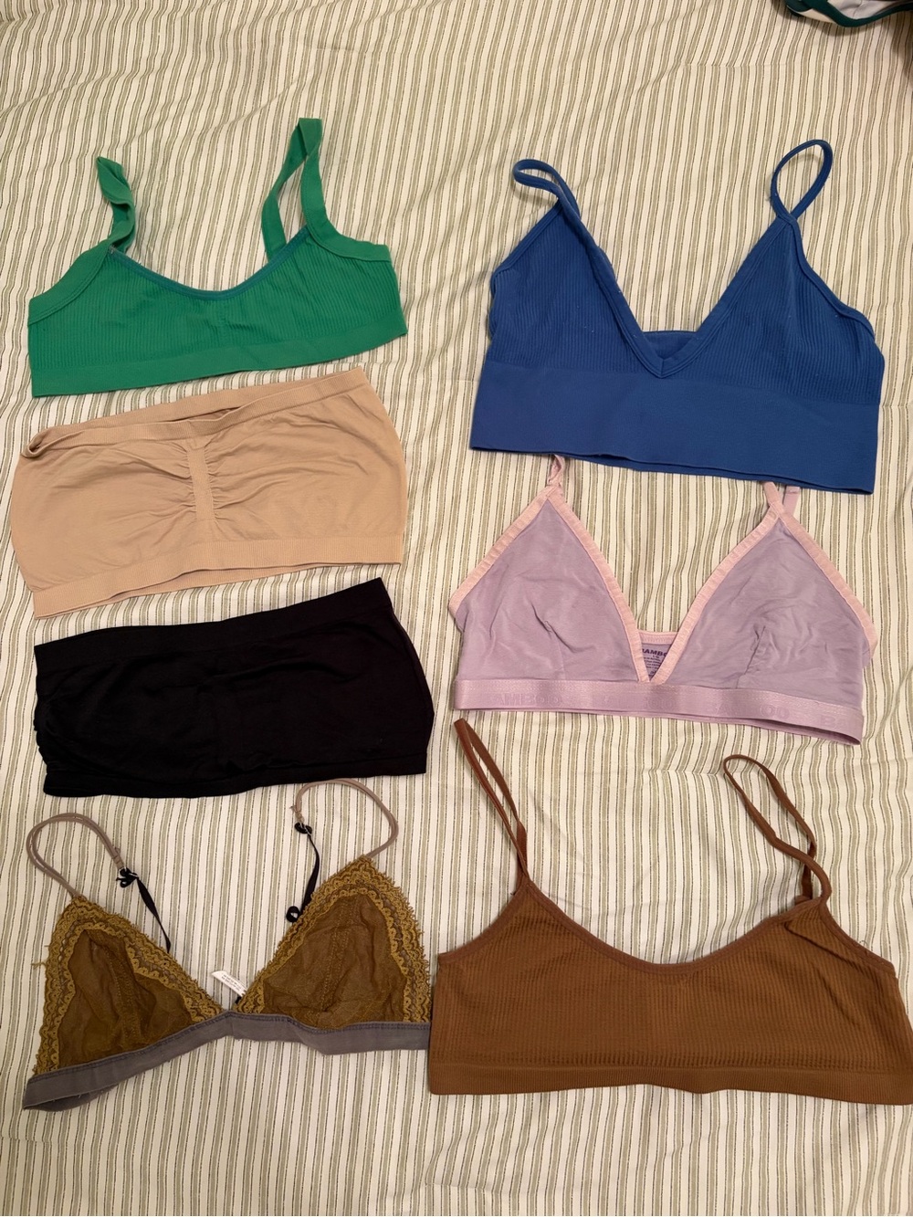 Bundle of bralettes